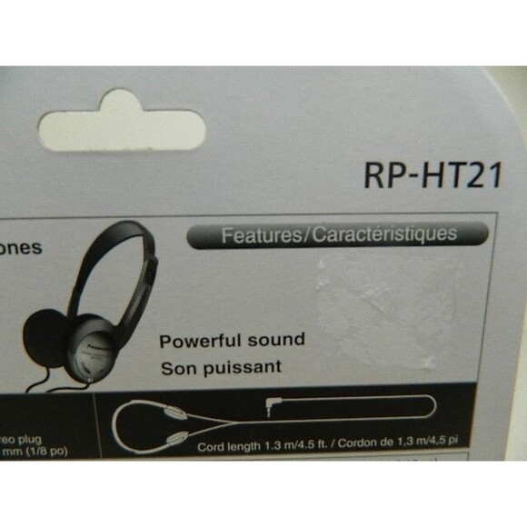 Panasonic NEW Comfort Fit RP-HT21 Stereo Headphones For iPod MP3 CD 3.5 mm Plug - Picture 7 of 10